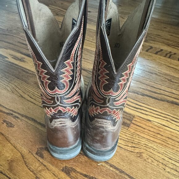 Men's Ariat Brush Creek Mesa Tan with Thunder Brown Tops - 10053579 - Picture 6 of 7